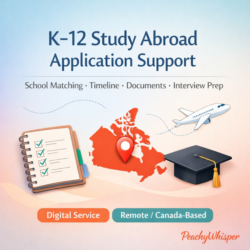 K-12 Study Abroad Application Assistance