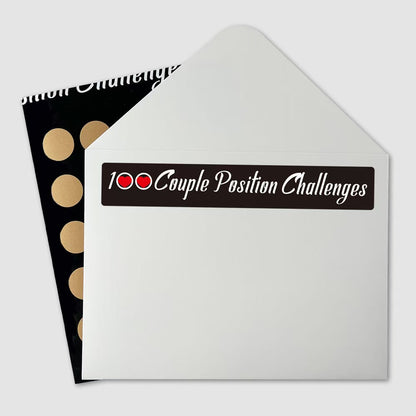 “Intimate Scratchers” Poster 100 Sex Position Couple Challenge with Envelope