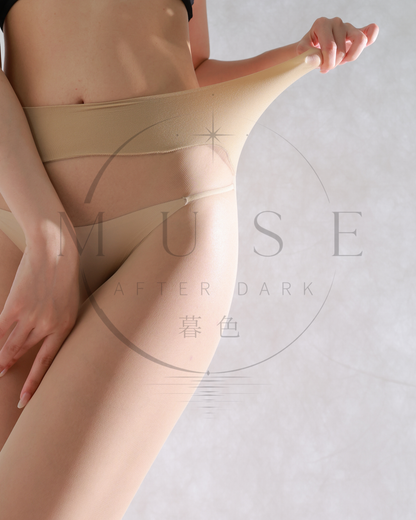 Whisper Melt Series 0.1D Mesh-Waist Seamless Sheer Pantyhose