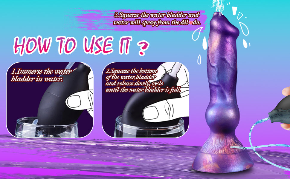 "The Centaur" – Sculpted Silicone Fantasy Wand with Interactive Warmth Release & Gentle Knot (7.48")