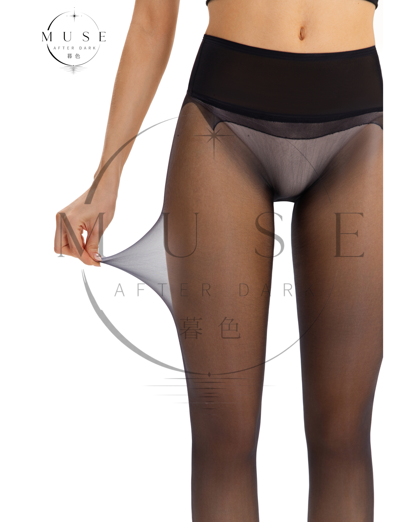 Whisper Milky Scent Series 5D Aurora Mesh Seamless Pantyhose