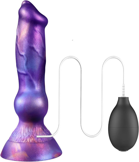 "The Centaur" – Sculpted Silicone Fantasy Wand with Interactive Warmth Release & Gentle Knot (7.48")