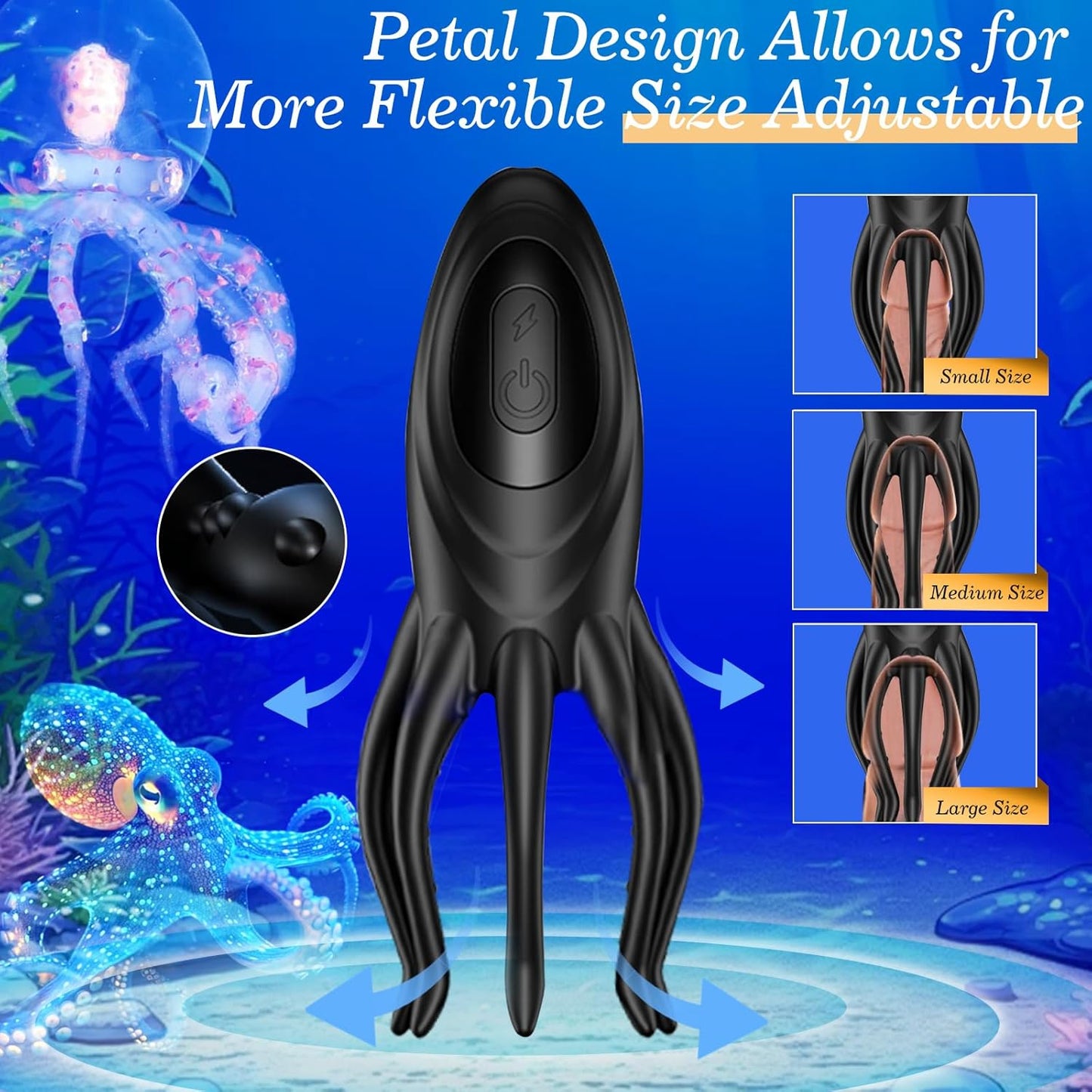 12-Mode Male Vibrator Sleeve