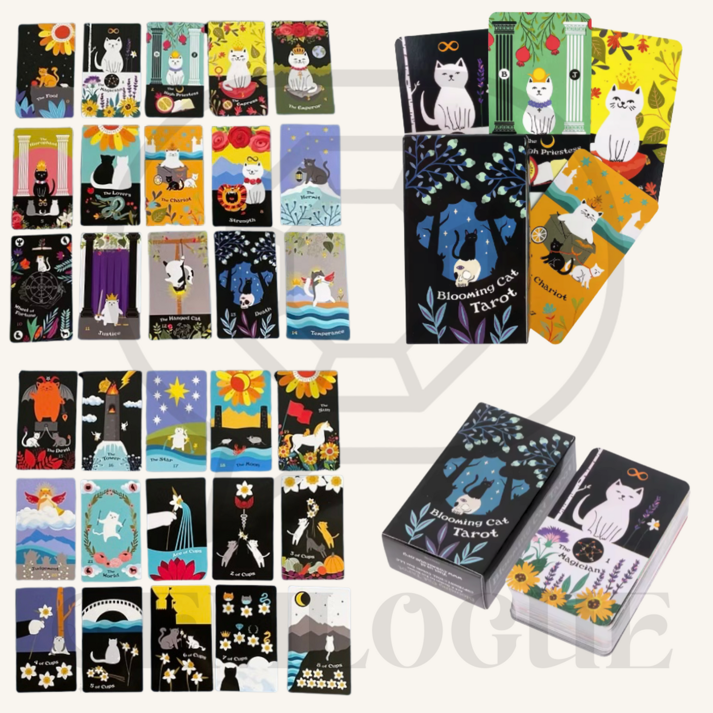 Blooming Cat Tarot