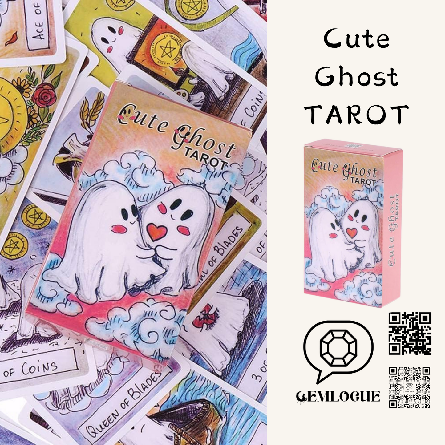 Cute Ghost Tarot