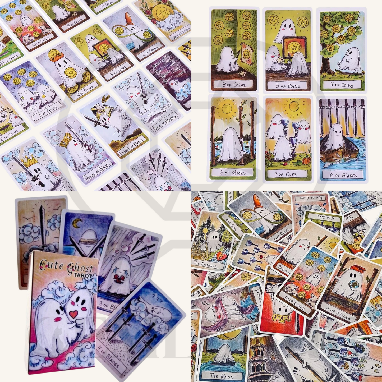Cute Ghost Tarot