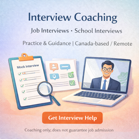 Interview coaching