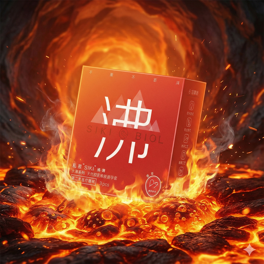 SIKI Aqua-Thin Warming Condoms, 3-Pack