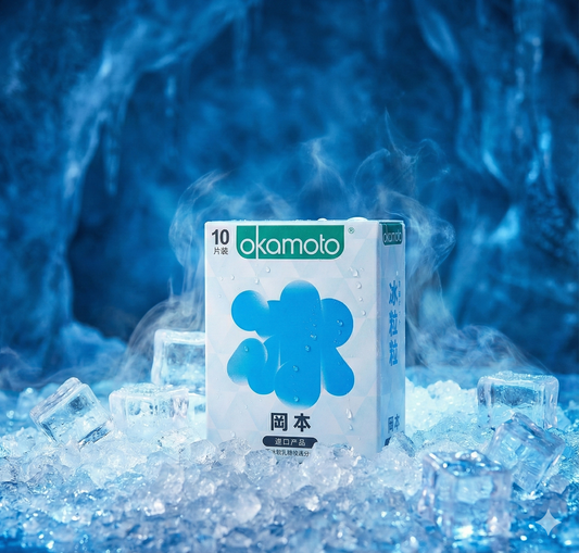 Okamoto Ultra-Thin Dotted & Cooling Condoms, 【3-Pack】