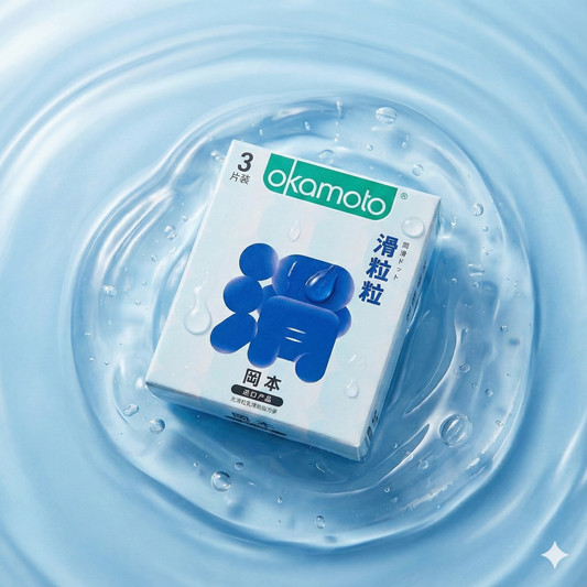Okamoto Ultra-Thin Dotted & Lubricated Condoms 【3-Pack】