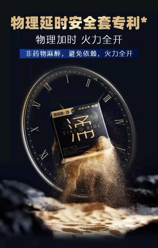 SIKI Aqua-Thin Warming Condoms, 3-Pack