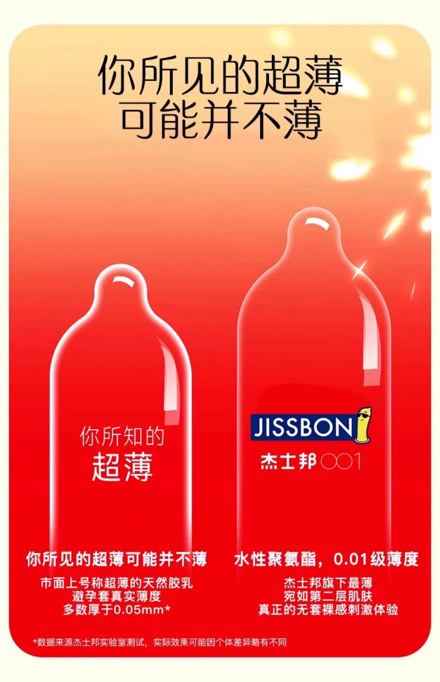 Jissbon 001 Extra Lubricated 【9-pack】