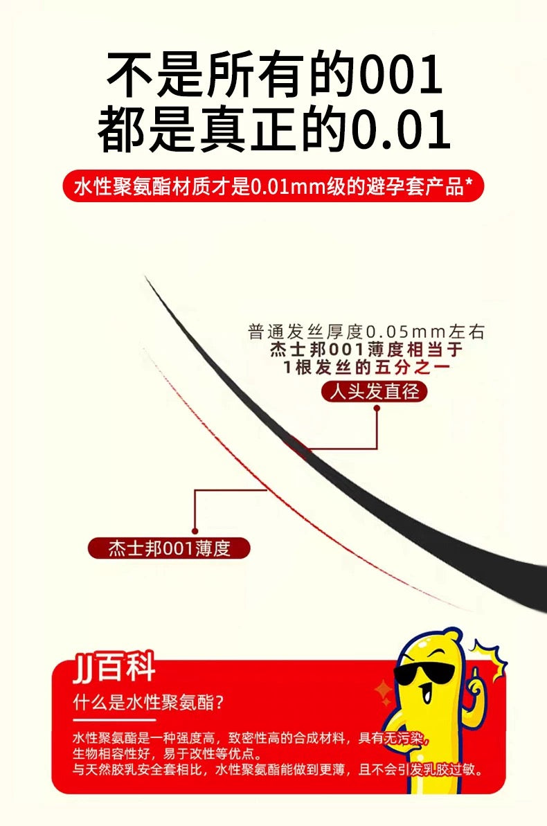 Jissbon 001 Extra Lubricated 【9-pack】