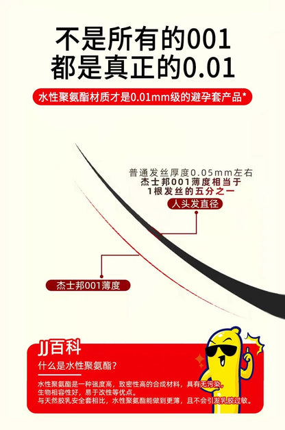 Jissbon 001 Extra Lubricated 【9-pack】