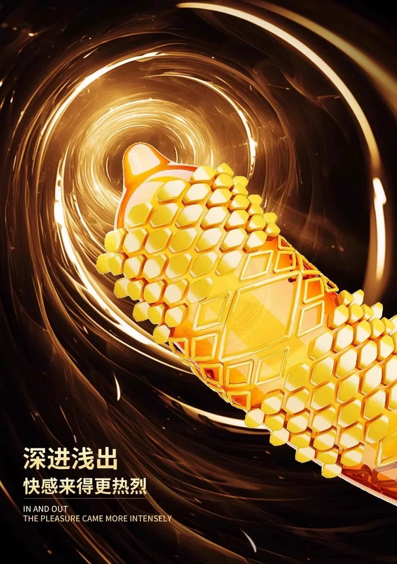 Jissbon Giant Dragon Ribbed Condoms 【12 Pack】