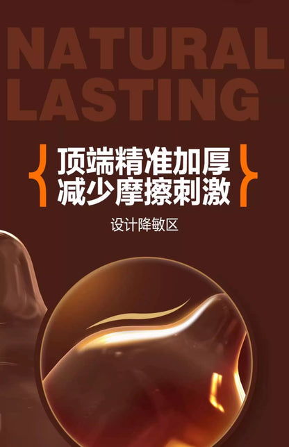 Jissbon Delay Condoms, Coffee Scented 【12-Pack】