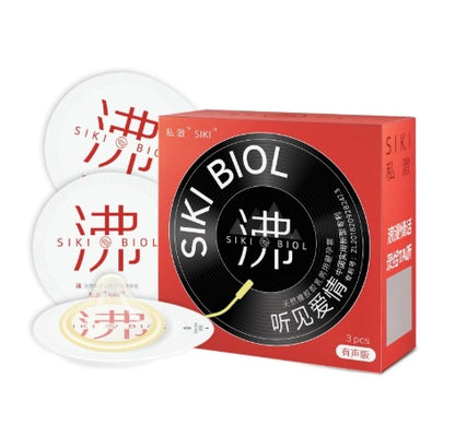 SIKI "Fever" Intense Warming Condoms, 3-Pack