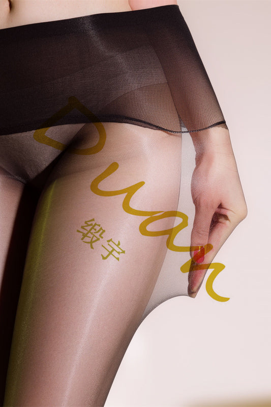 Whisper Série Éclat, collant 5D haute densité, taille haute, sans couture et ouvert à l’entrejambe