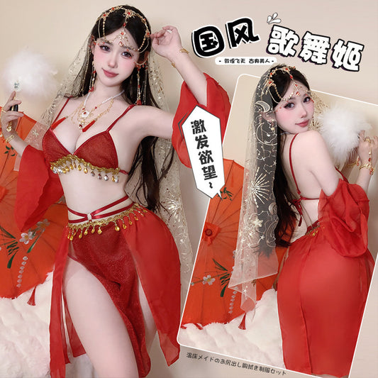 「PRE-ORDER」One Thousand and One Nights Exotic Dancer Set in Red