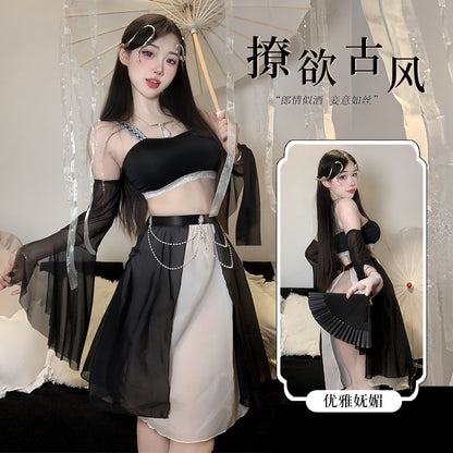 The Floral Ink Qipao