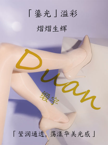Whisper Série Éclat Duanyu, collant 5D haute densité, taille haute, sans couture et ouvert à l’entrejambe