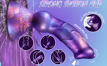 "The Centaur" – Sculpted Silicone Fantasy Wand with Interactive Warmth Release & Gentle Knot (7.48")